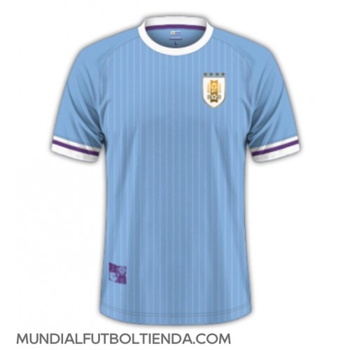 Camiseta Uruguay Primera Equipación Replica Copa America 2024 mangas cortas